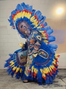 Charles Fréger, Spy boy Doe, Mardi gras indians, 2014-2018 145 x 110 cm