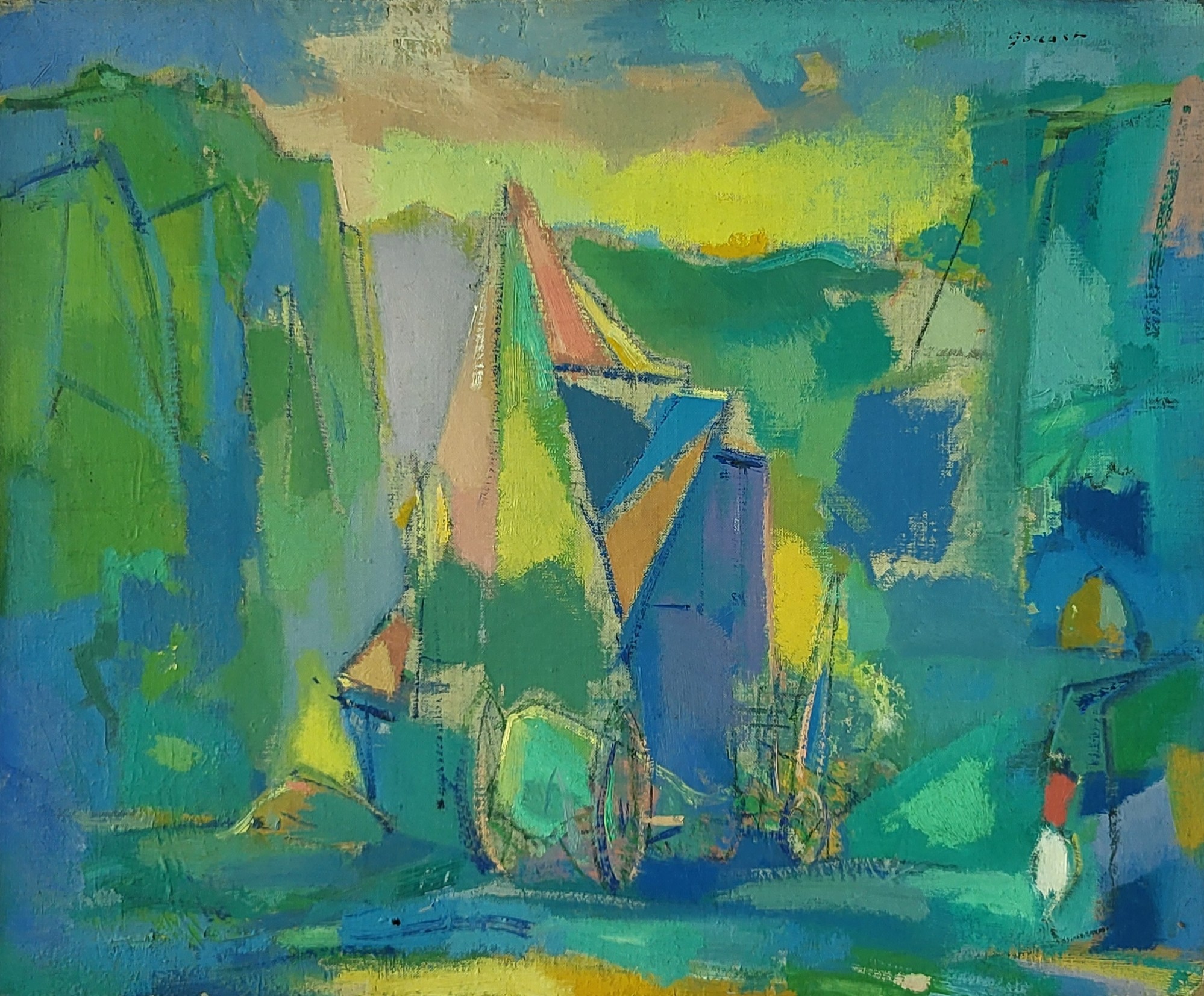 Exposition René Gouast, entretien avec Eric Baudet